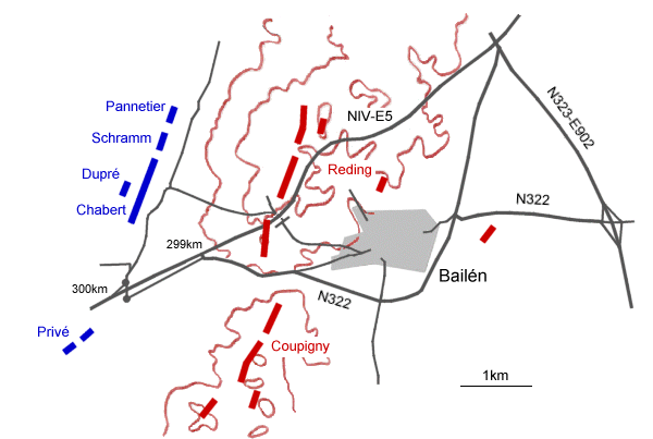 Map of Bailén (Baylen)