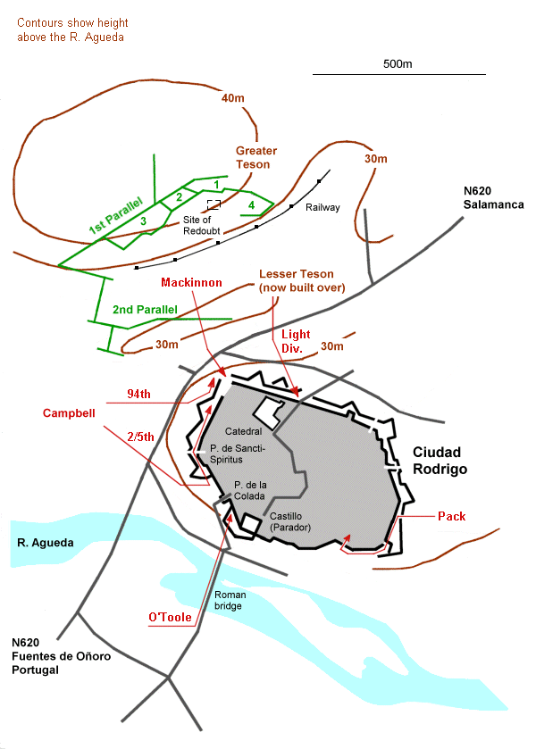Map of Ciudad Rodrigo