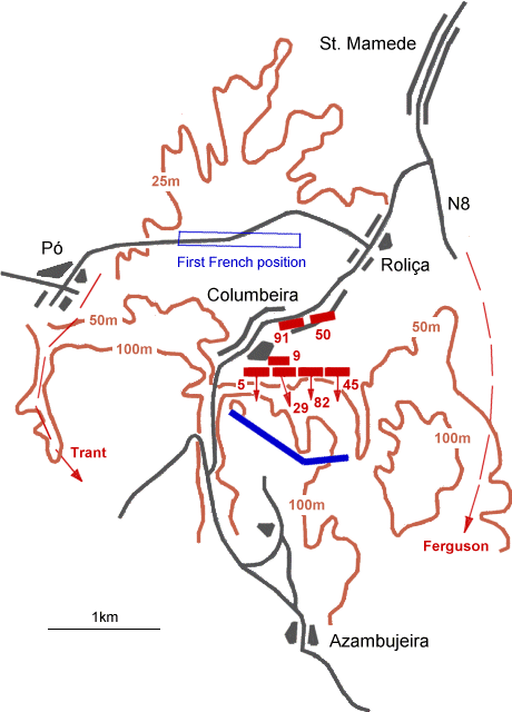 Map of Roliça, 38k